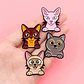 Pins De Michis Gatunos / Gatos - Gatitos / Pines Metálicos - Miniatura 11