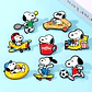 Pines De Snoopy / Peanuts / (pins) Broche Metálico - Miniatura 4