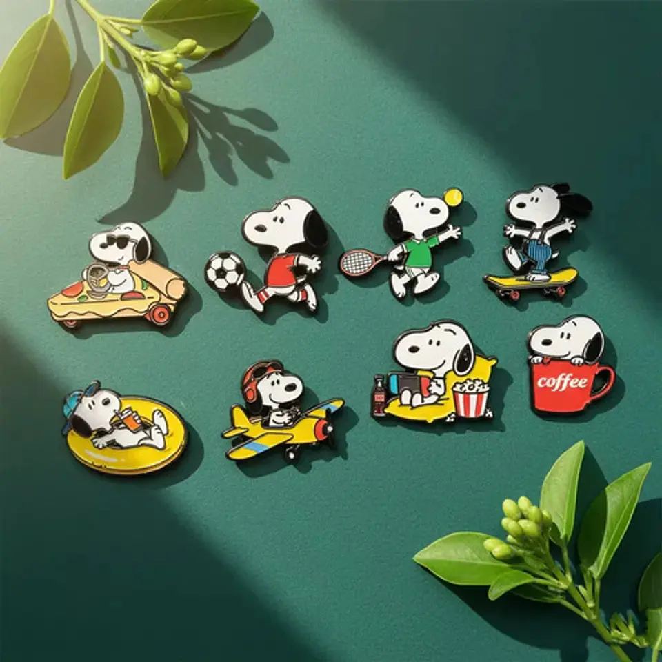 Pines De Snoopy / Peanuts / (pins) Broche Metálico 5