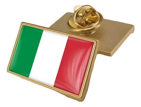 Pins De Bandera Italiana / Italia / Pines Metálicos (broche)