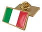 Pins De Bandera Italiana / Italia / Pines Metálicos (broche) - Miniatura 1