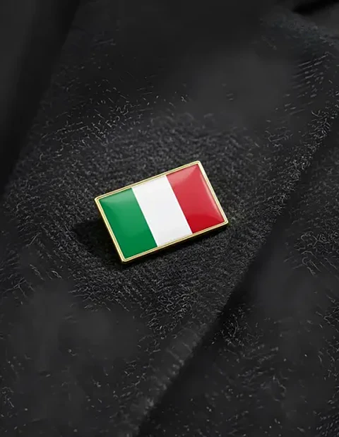 Pins De Bandera Italiana / Italia / Pines Metálicos (broche)
