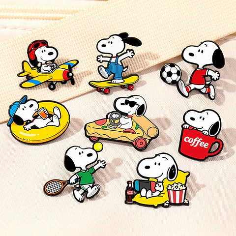 Pines De Snoopy / Peanuts / (pins) Broche Metálico