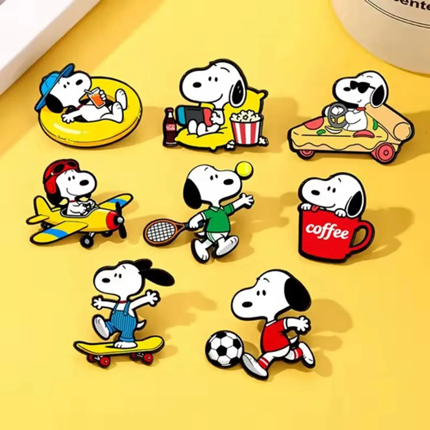 Pines De Snoopy / Peanuts / (pins) Broche Metálico 5