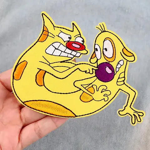 Parches Para Ropa - Catdog / Termoadhesivo