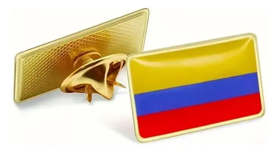Pins De Bandera Colombiana / Colombia / Pines Metálicos 3