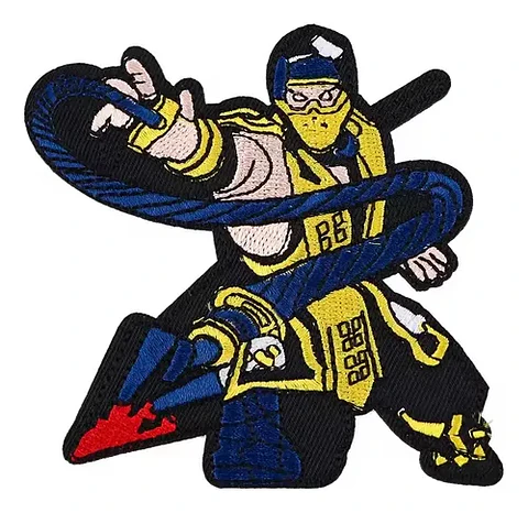 Parches Para Ropa - Scorpion / Mortal Kombat / Termoadhesivo
