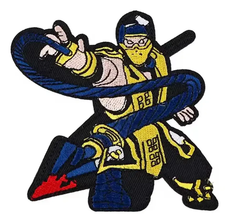 Parches Para Ropa - Scorpion / Mortal Kombat / Termoadhesivo 1