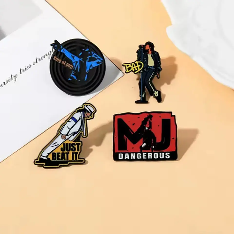 Pins De Michael Jackson / Broches Metálicos ( Pins ) 2