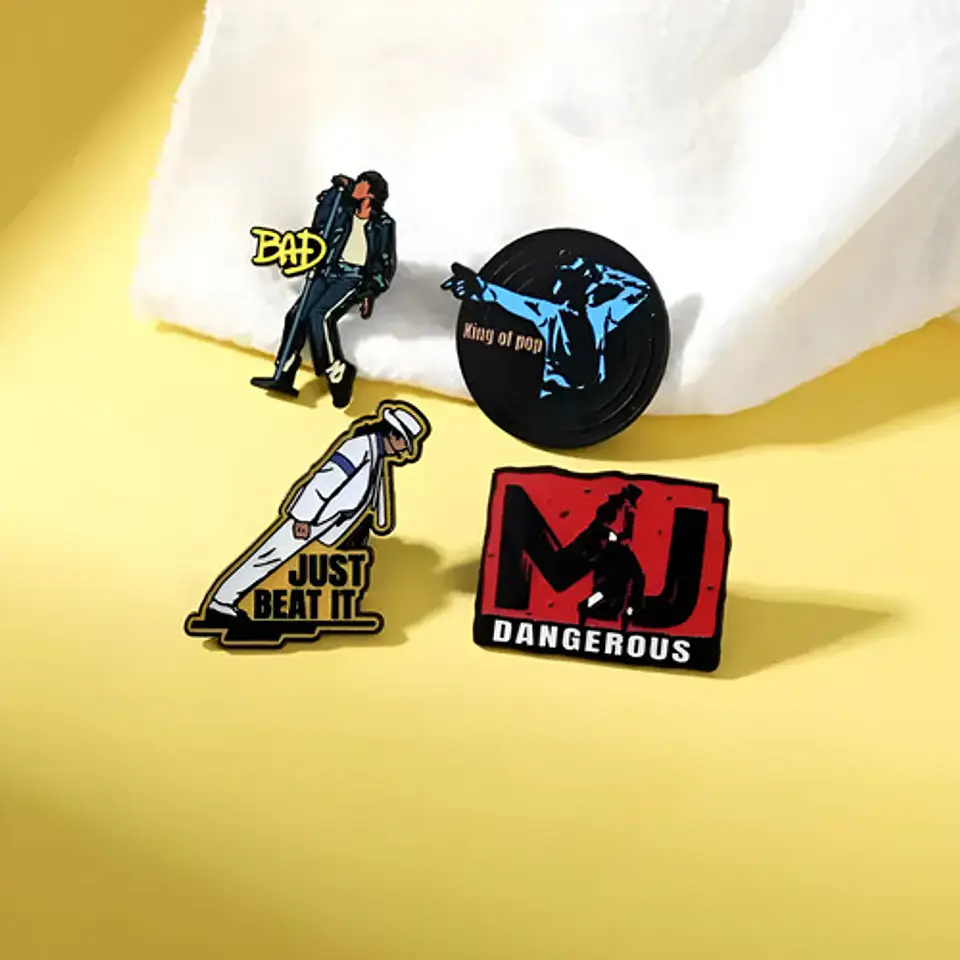 Pins De Michael Jackson / Broches Metálicos ( Pins ) 4