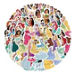 Set 100 Stickers De Princesas Disney- Pegatinas / Calcomania - Miniatura 1