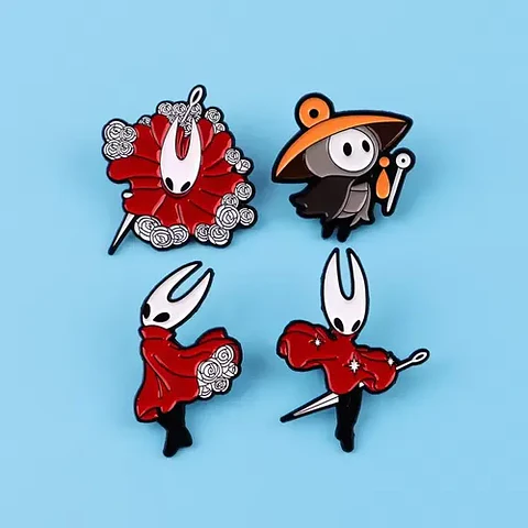 Pins De Hornet / Hollow Knight / Pines Metálicos ( Broches)
