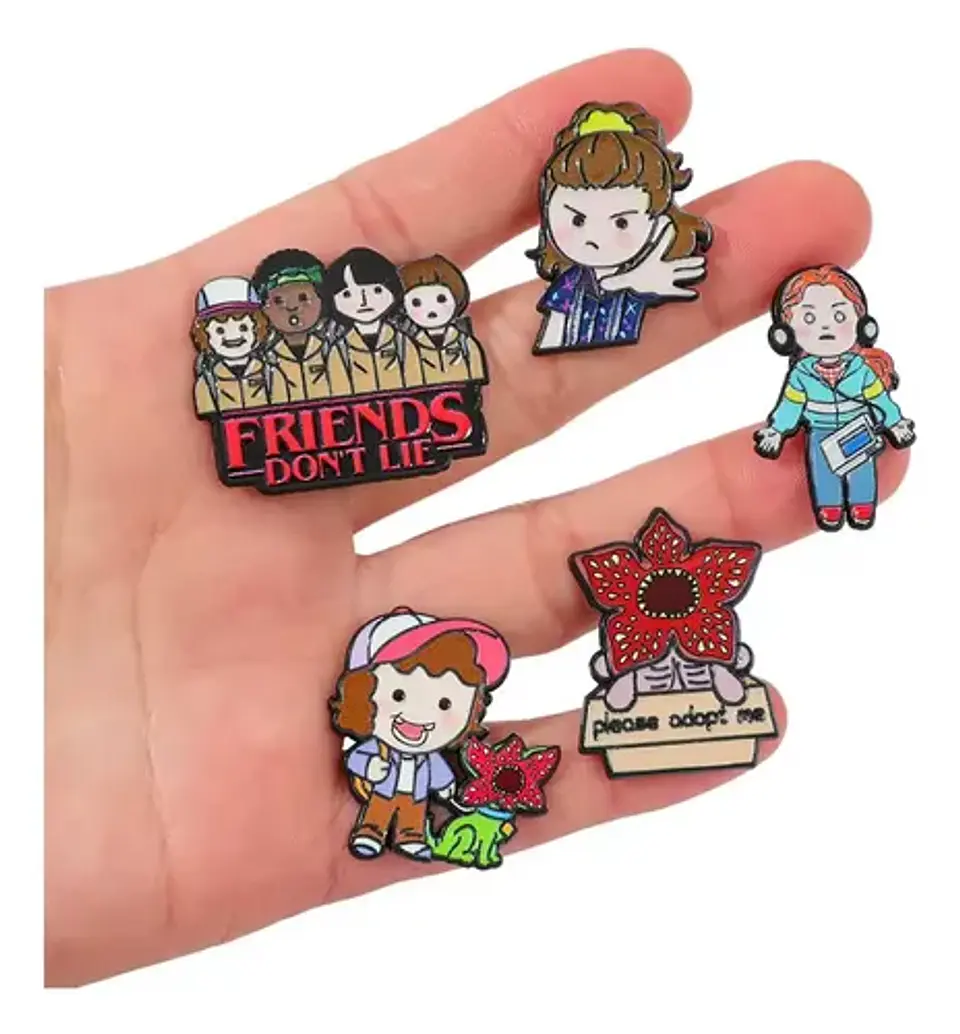Pins De Stranger Things / Pines Metálicos (broches) 2