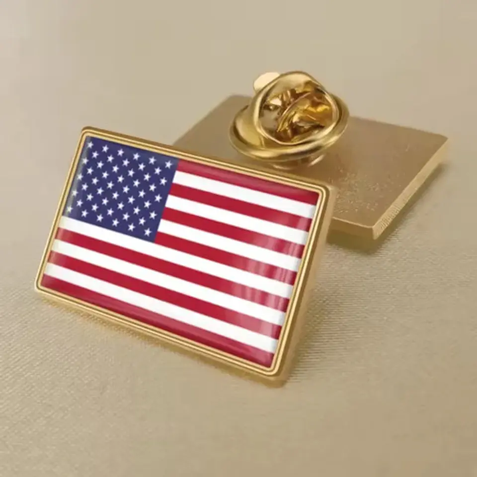 Pins De Bandera Estados Unidos / Ee. Uu. / Pines Metálicos 4