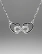 Collar De Plata Corazón Entrelazado Dama - Miniatura 4