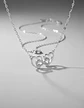 Collar De Plata Corazón Entrelazado Dama - Miniatura 5