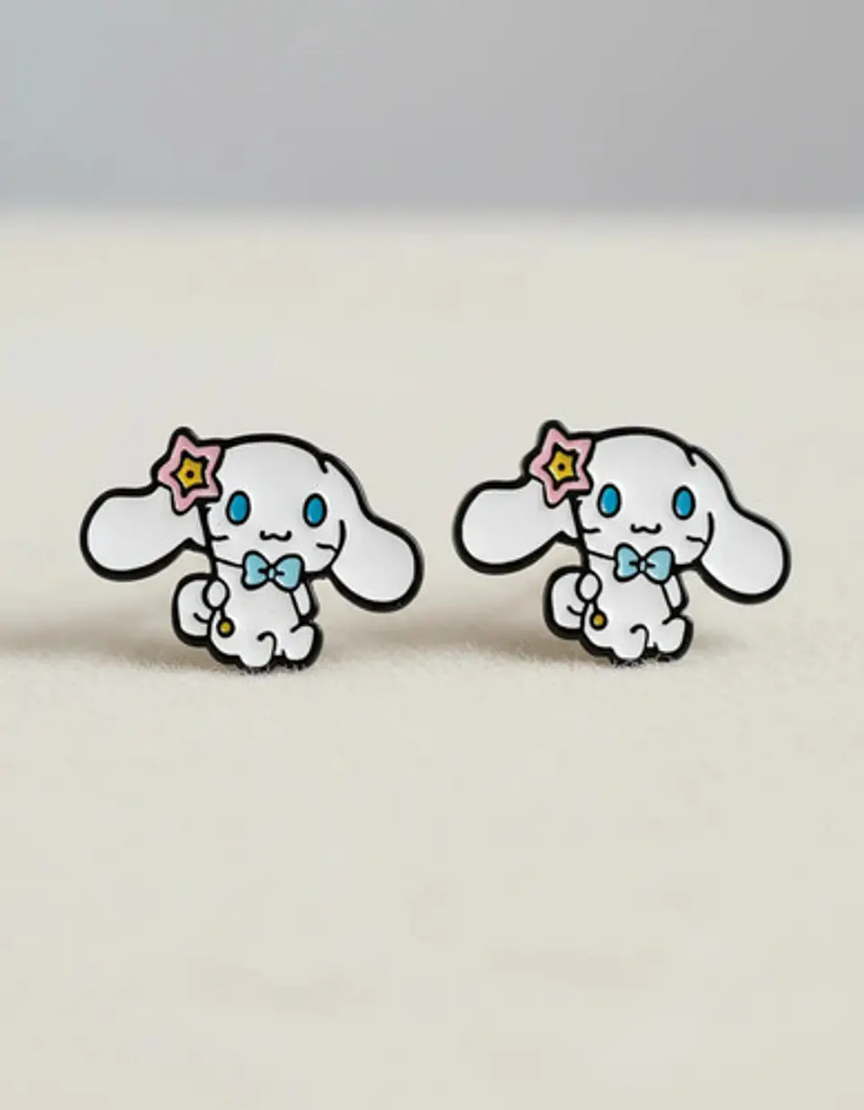 Aros Aretes Pendientes De Cinnamoroll / Acero Quirúrgico 3