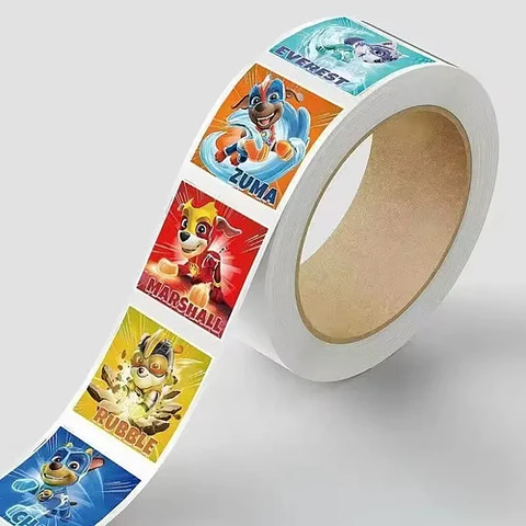 Paw Patrol - Set De 500 Stickers / Rollo De Pegatinas