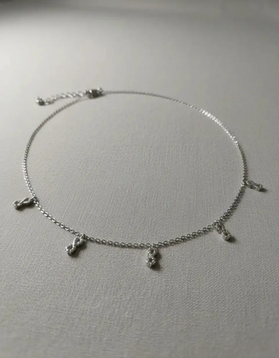 Collar Infinito De Plata Para Dama 2
