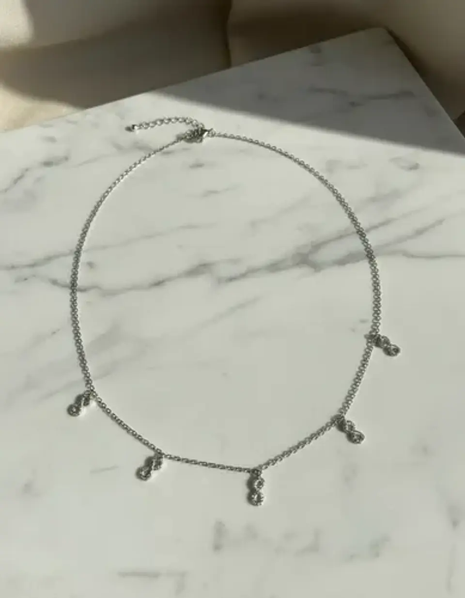 Collar Infinito De Plata Para Dama 3