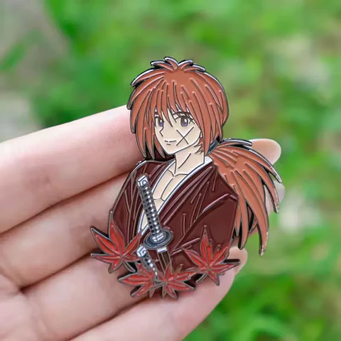 Pins De Himura / Rurouni Kenshin / Broches Metálicos (pins)