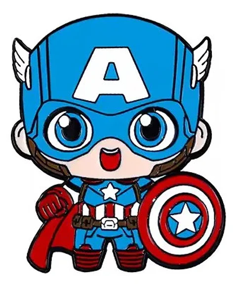 Pins De Capitan America / Broches Metálicos (pines)