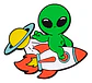 Pins De Aliens / Marcianos / Broches Metálicos (pins) - Miniatura 1