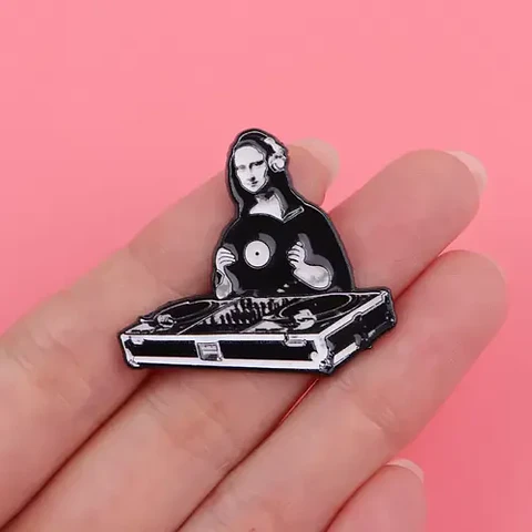 Pins De La Monalisa / La Gioconda / Pines Metálicos