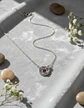 Collar Elegante Plata Fina 925 Corazón Dama - Miniatura 1