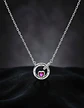 Collar Elegante Plata Fina 925 Corazón Dama - Miniatura 2
