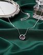 Collar Elegante Plata Fina 925 Corazón Dama - Miniatura 4