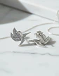 Aros De Plata 925 Diseño Colibrí - Miniatura 1