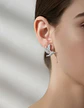 Aros De Plata 925 Diseño Colibrí - Miniatura 3