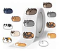 Gato Kawaii - Set 500 Stickers / Rollo De Pegatinas - Miniatura 2