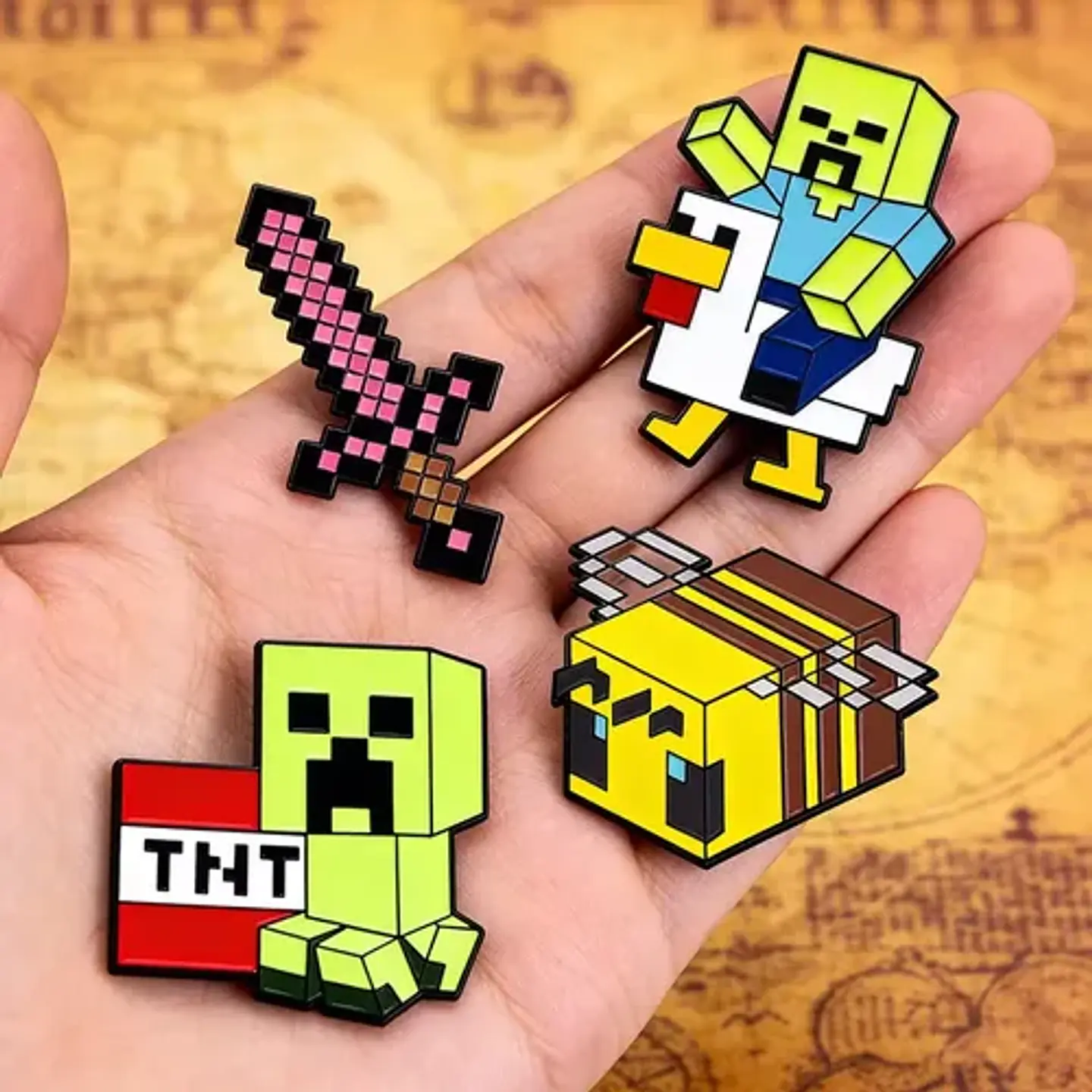 Pins De Juego Minecraft / Minecraft / Broches Metálicos 4