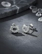 Aros De Plata 925 Diseño Gatitos - Miniatura 2