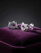 Aros De Plata 925 Diseño Gatitos - Miniatura 4