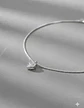 Collar Corazón Plata Fina 925 Elegante Para Dama - Miniatura 4