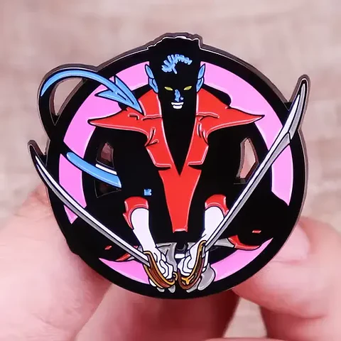 Pins De Nightcrawler / Marvel Comics / Broches Metálicos