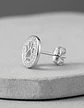 Aros De Plata 925 Diseño Huella De Mascotas - Miniatura 4