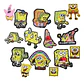 Bob Esponja / Set 15 Parches Bordados Para Ropa - Miniatura 1