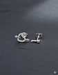 Aros De Plata 925 Diseño Corazón Flechado - Miniatura 3