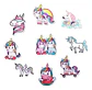 Unicornios / Set 9 Parches Bordados Para Ropa De Uunicornios - Miniatura 1