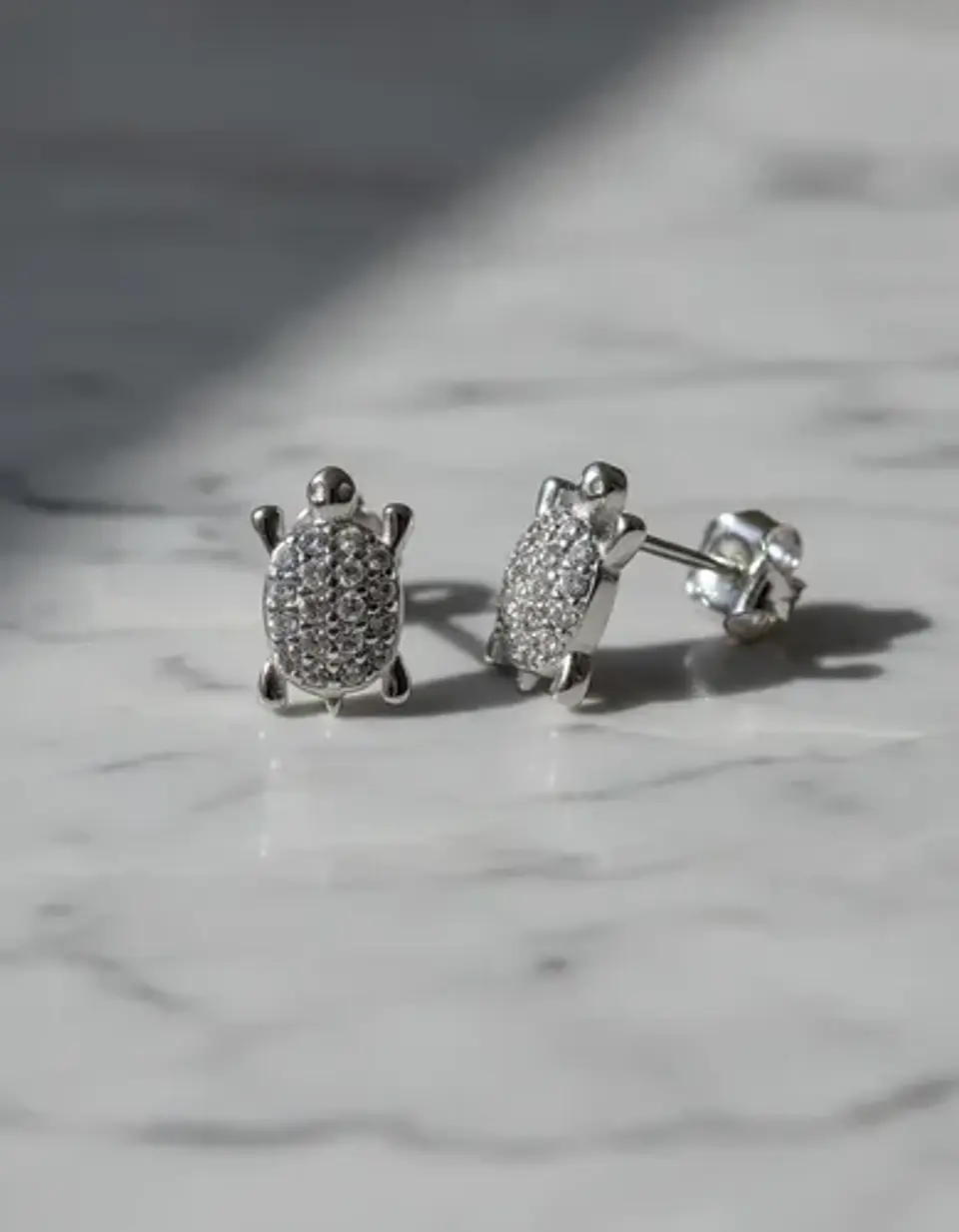 Aros De Plata 925 Diseño Tortuguitas 1