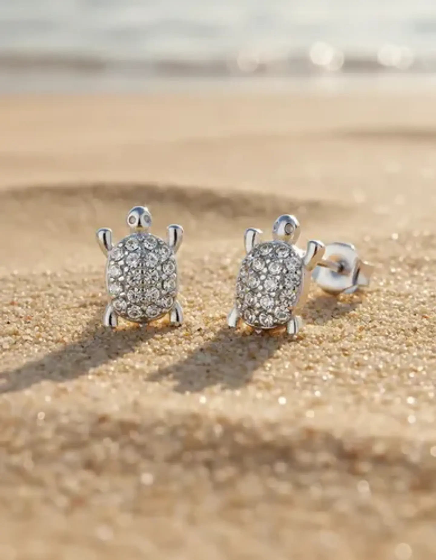 Aros De Plata 925 Diseño Tortuguitas 2
