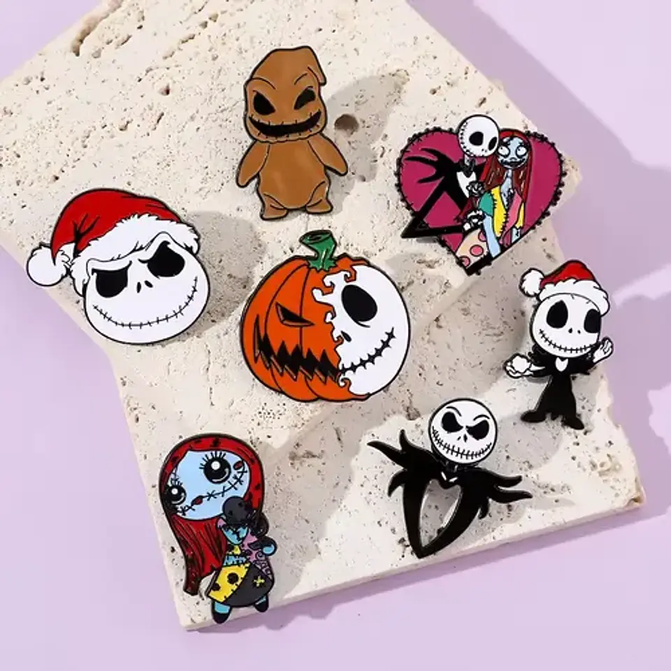 Pins De El Extraño Mundo De Jack Skellington / Pins Metálico 2