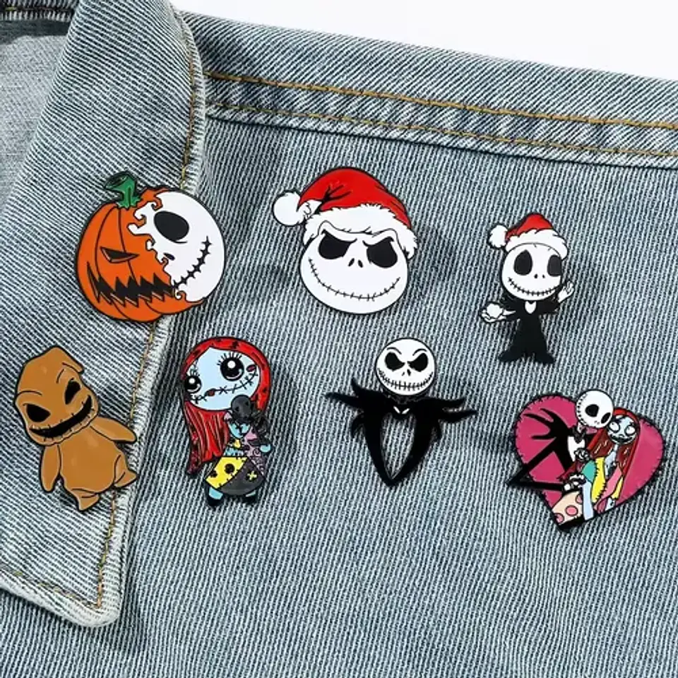 Pins De El Extraño Mundo De Jack Skellington / Pins Metálico 3