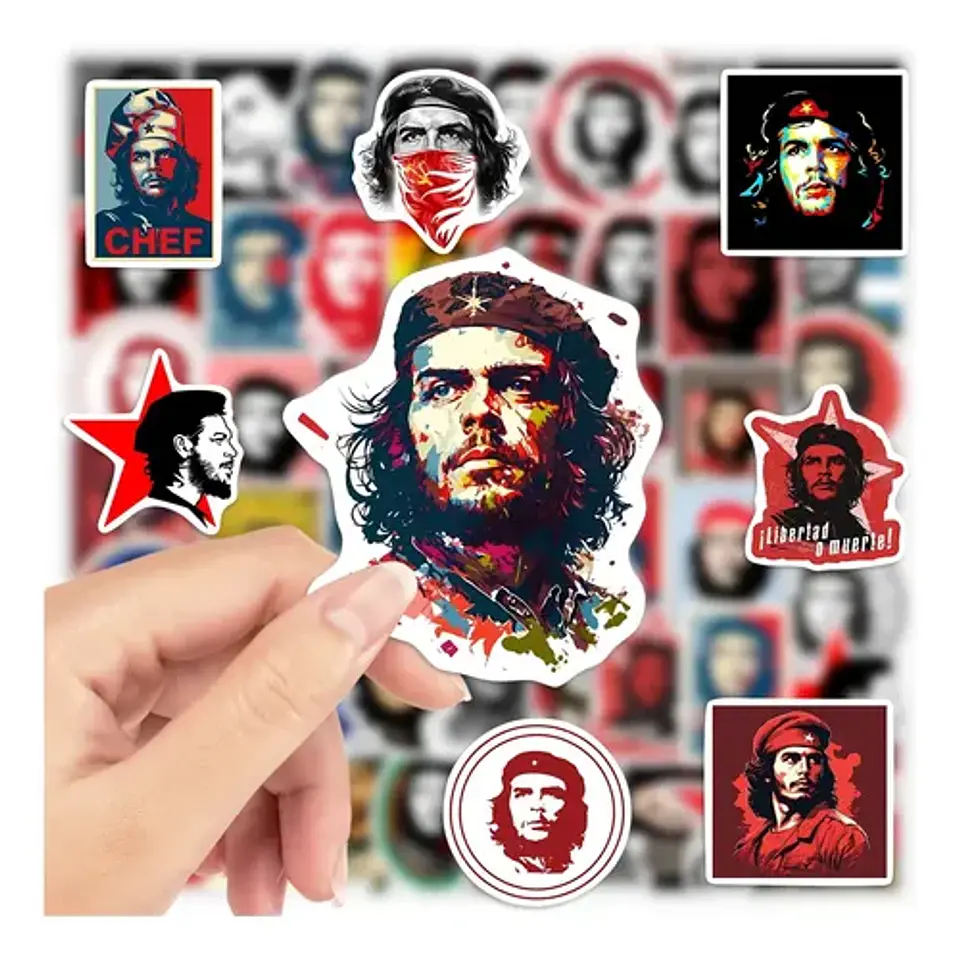 Che Guevara - Set De 50 Stickers / Calcomanías 1