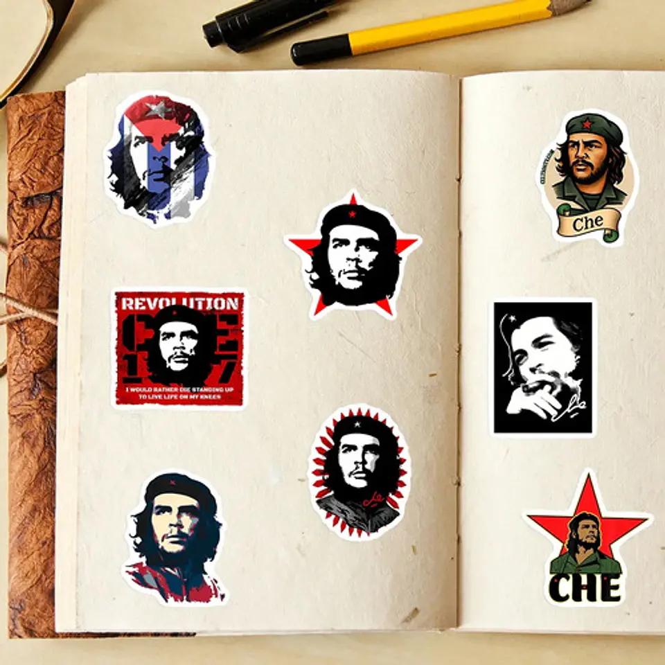 Che Guevara - Set De 50 Stickers / Calcomanías 2