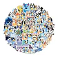 Set 100 Stickers De Bluey - Pegatinas / Calcomanias - Miniatura 1